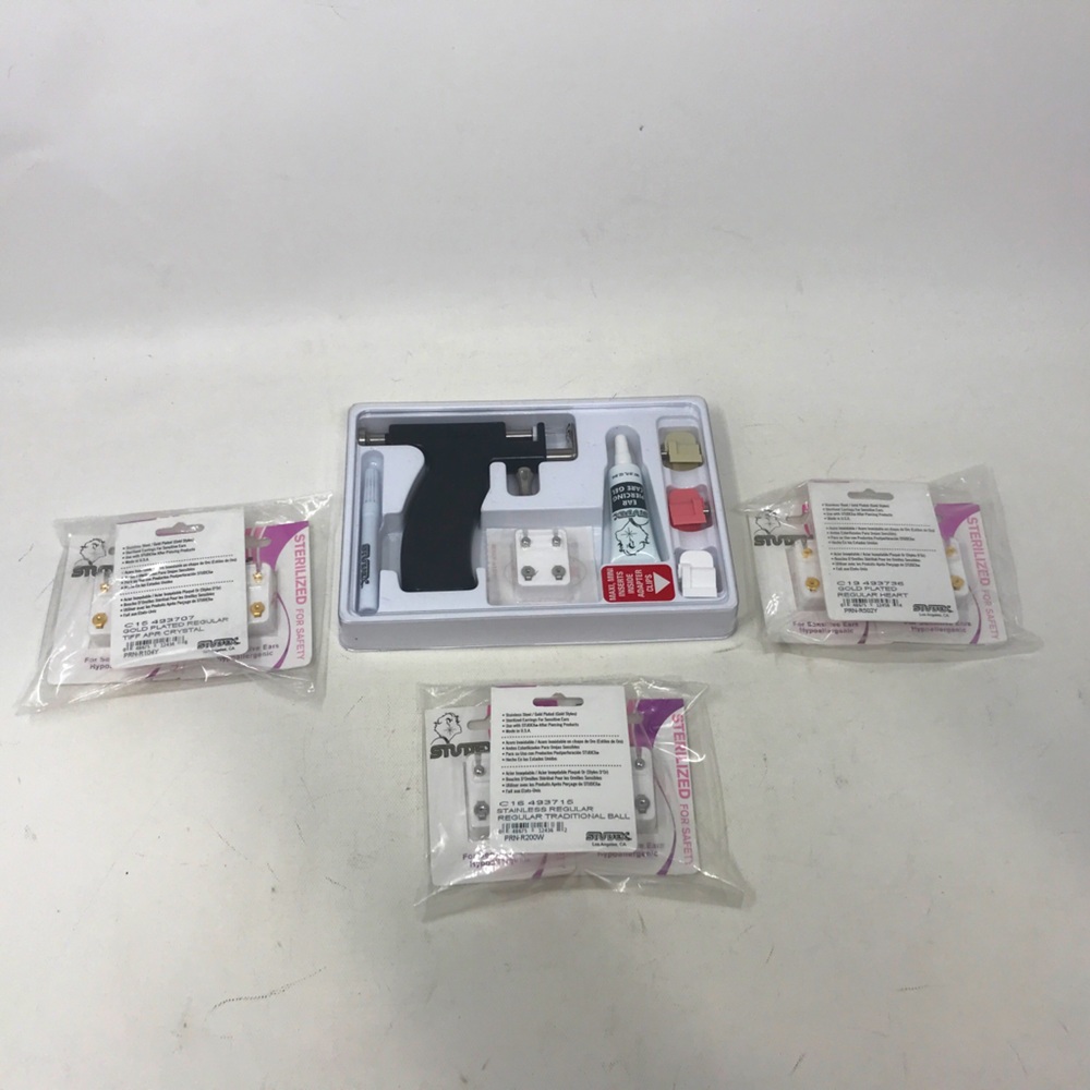Studex Ear Piercing Starter Kit *Missing some Stud Packs* NEW but No Box